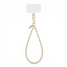 Golden Pearl Phone Charm