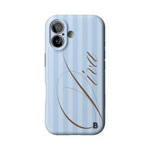 Blue Retro Diva Statement iPhone Case