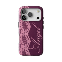 Plum Lace Angel iPhone Case