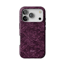 Laced Plum iPhone Case