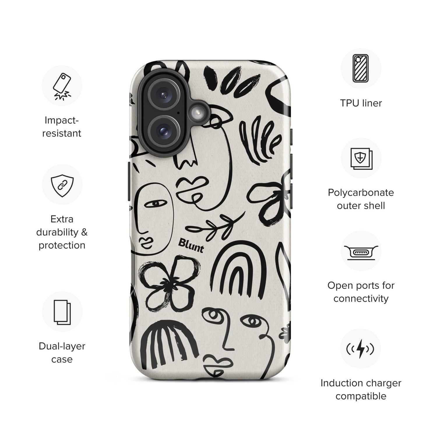 Abstracted iPhone Case - Blunt Cases