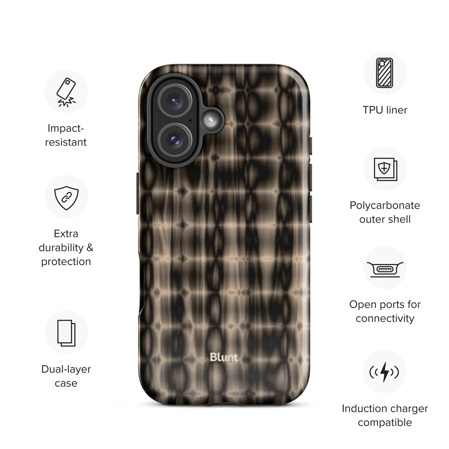 Ash Ripple iPhone Case - Blunt Cases