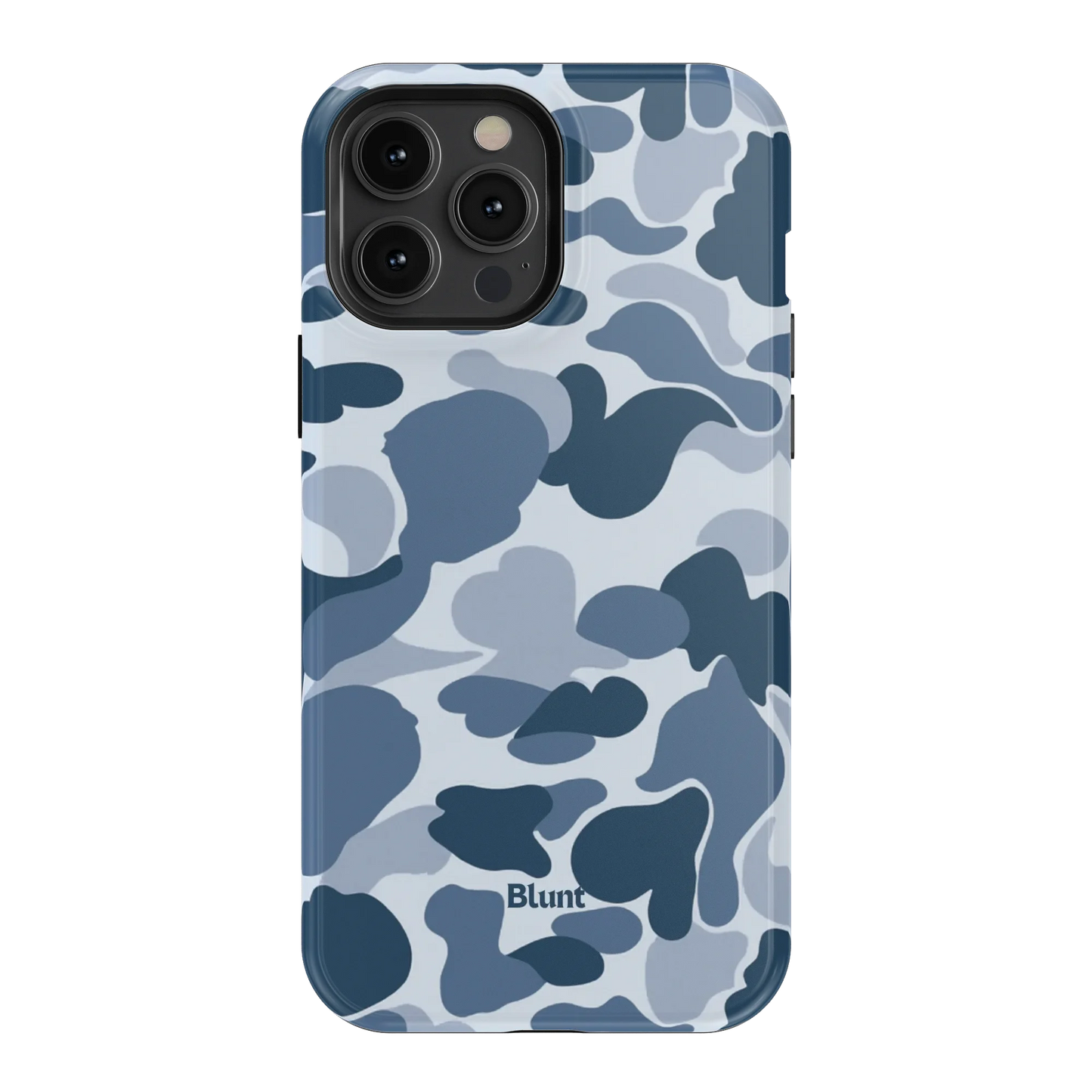 Bluish Camo iPhone Case