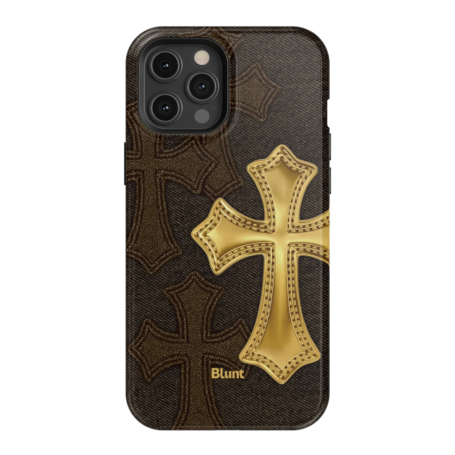 Gold Cross iPhone Case