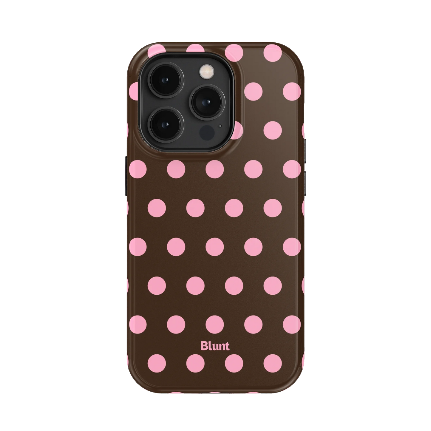 Chocolate Polka iPhone Case