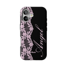Black Lace Angel iPhone Case