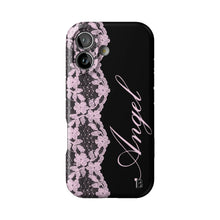 Black Lace Angel Statement iPhone Case