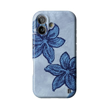 Blue Blush Orchid Statement iPhone Case