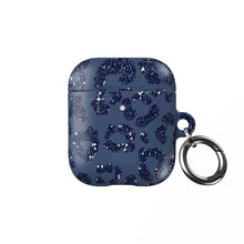 Blue Cheetah Print AirPod Case