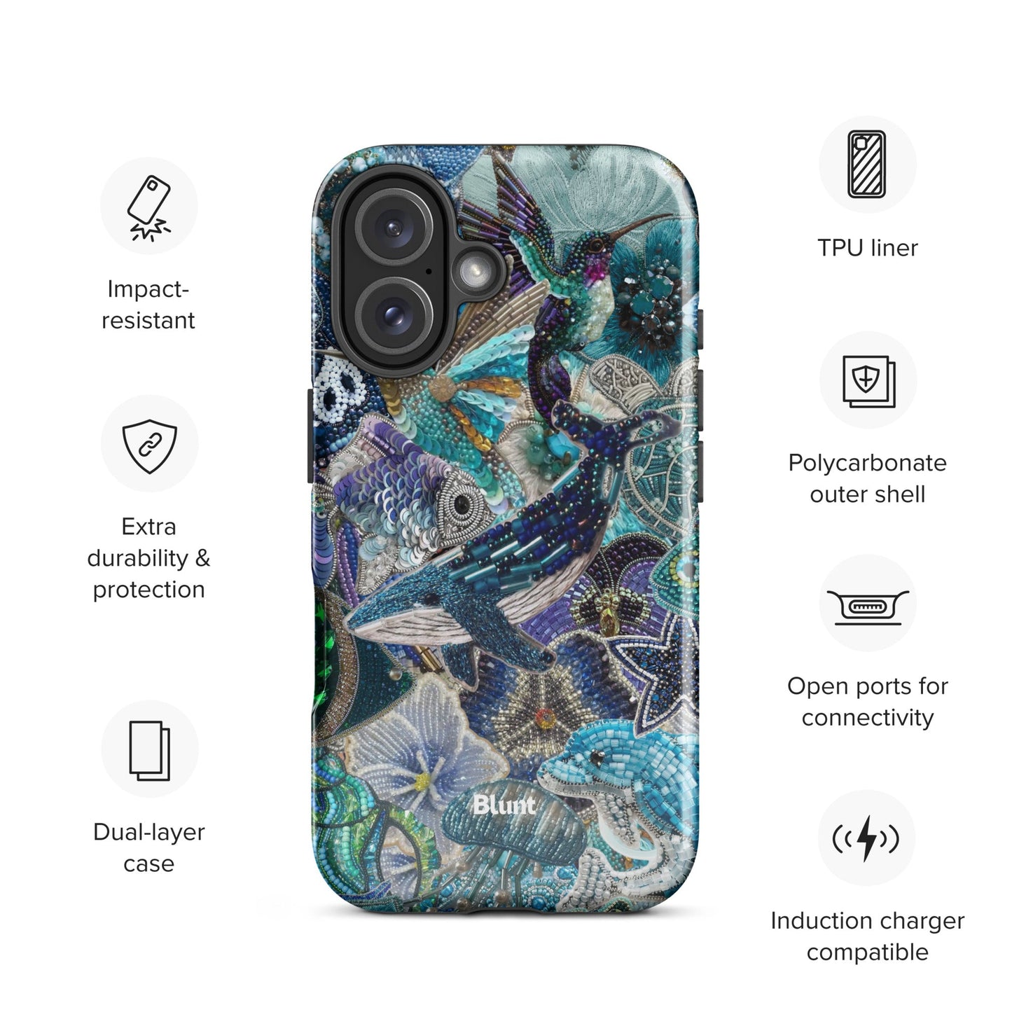 Blue Crush iPhone Case - Blunt Cases