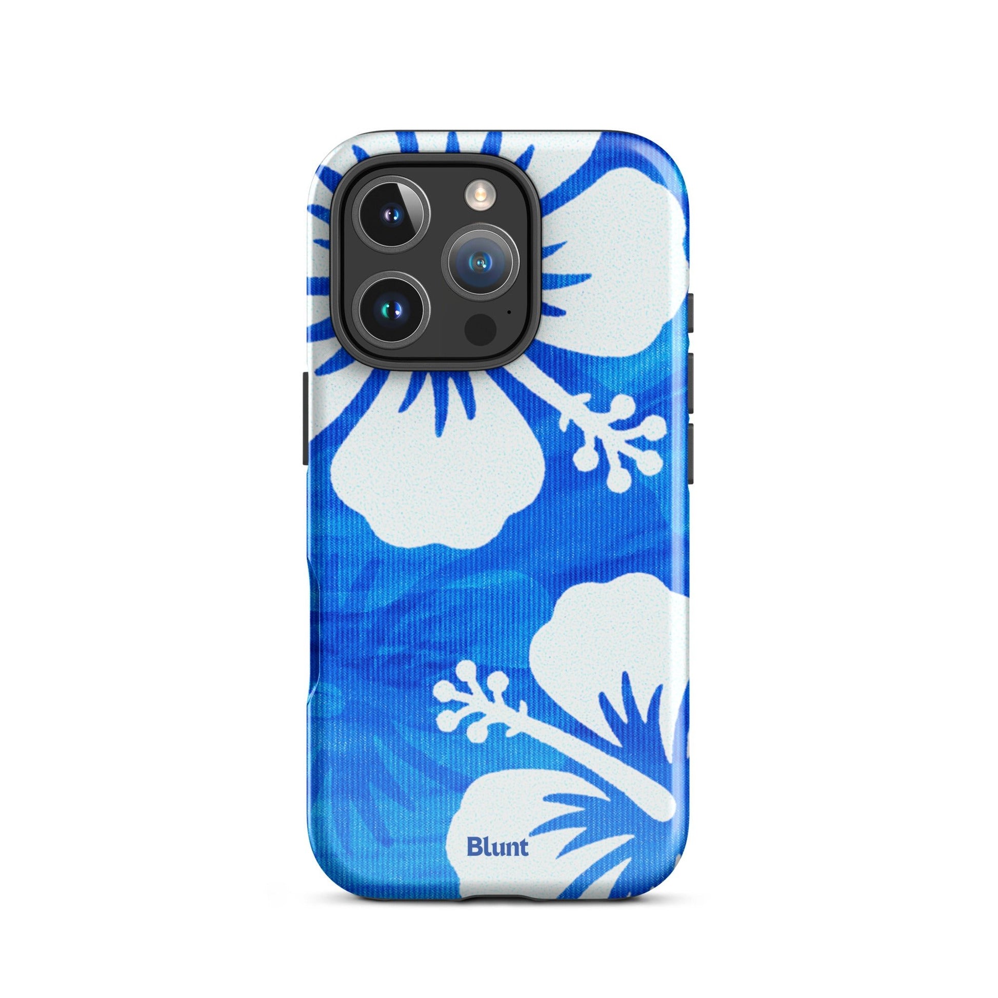 Blue Hibiscus iPhone Case - Blunt Cases