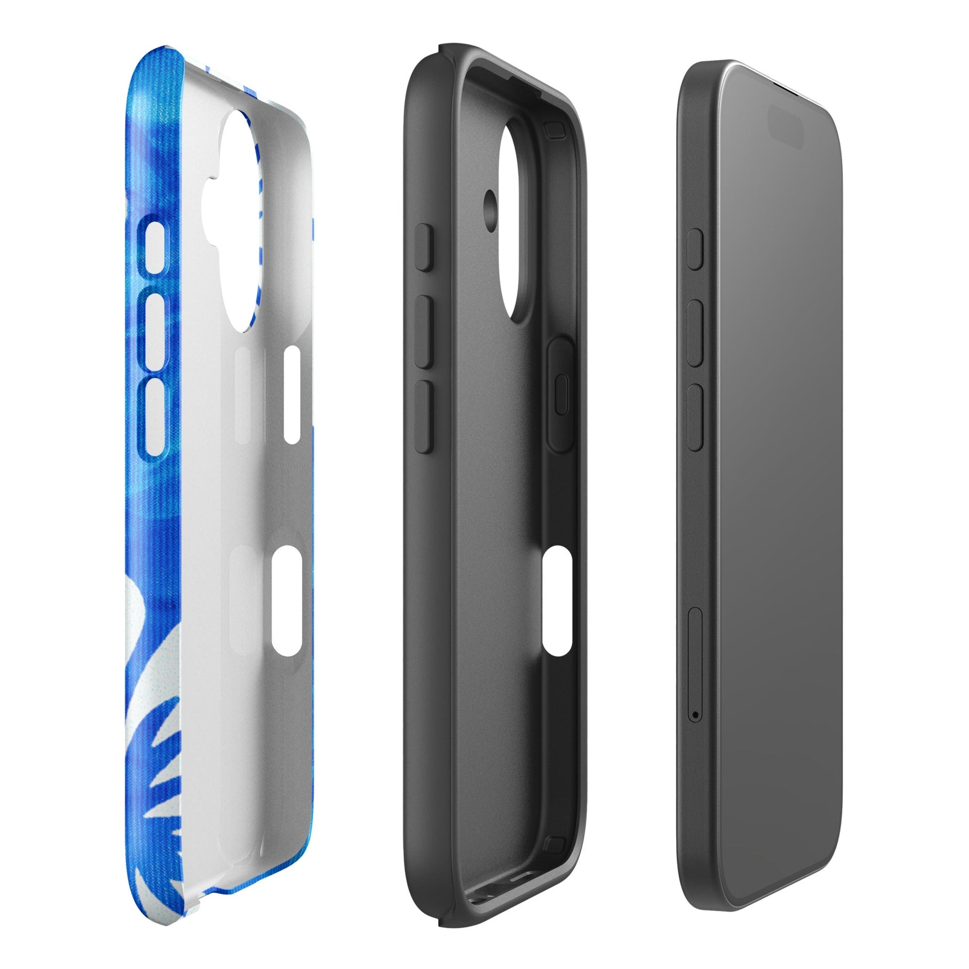 Blue Hibiscus iPhone Case - Blunt Cases