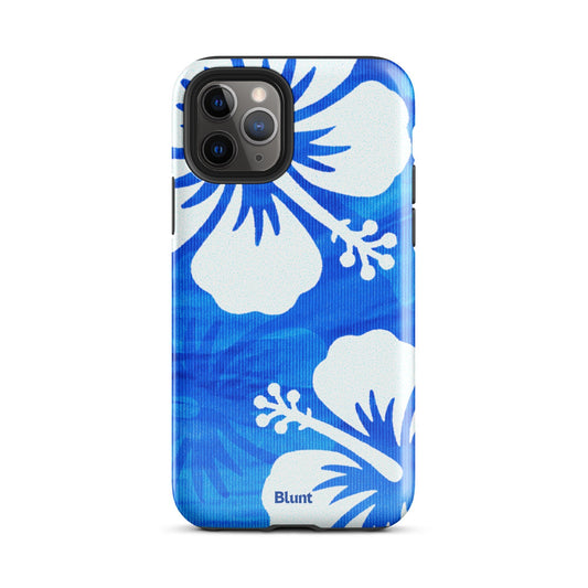 Blue Hibiscus iPhone Case - Blunt Cases