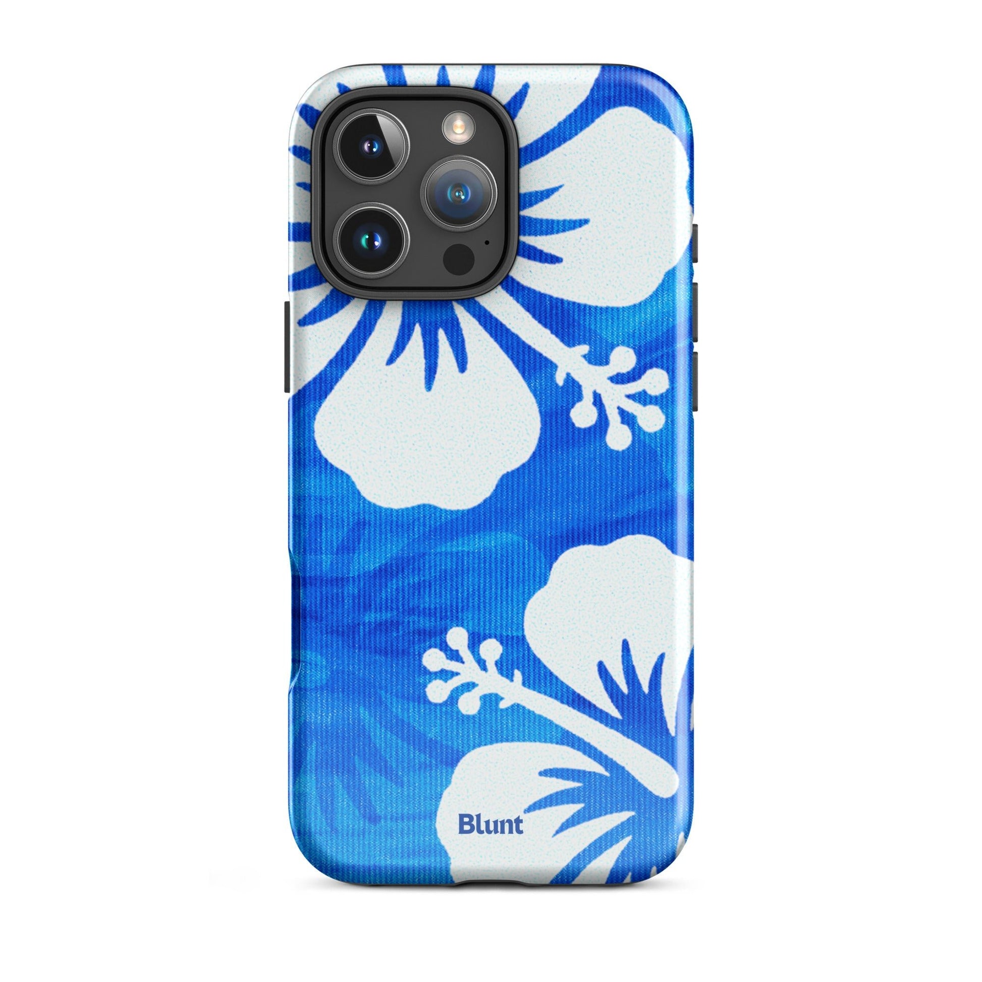 Blue Hibiscus iPhone Case - Blunt Cases