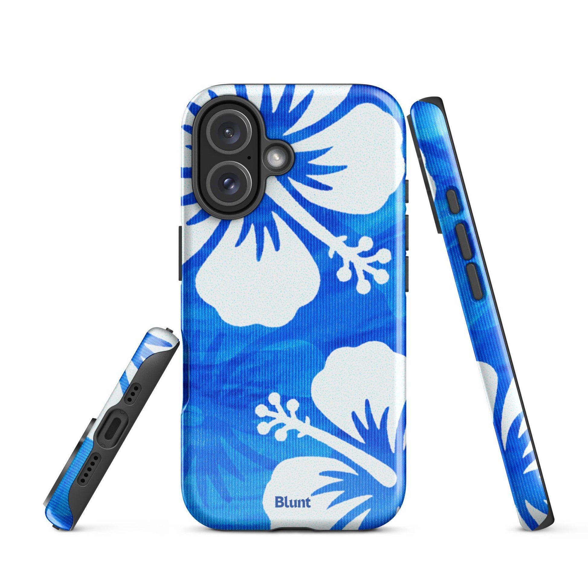 Blue Hibiscus iPhone Case - Blunt Cases