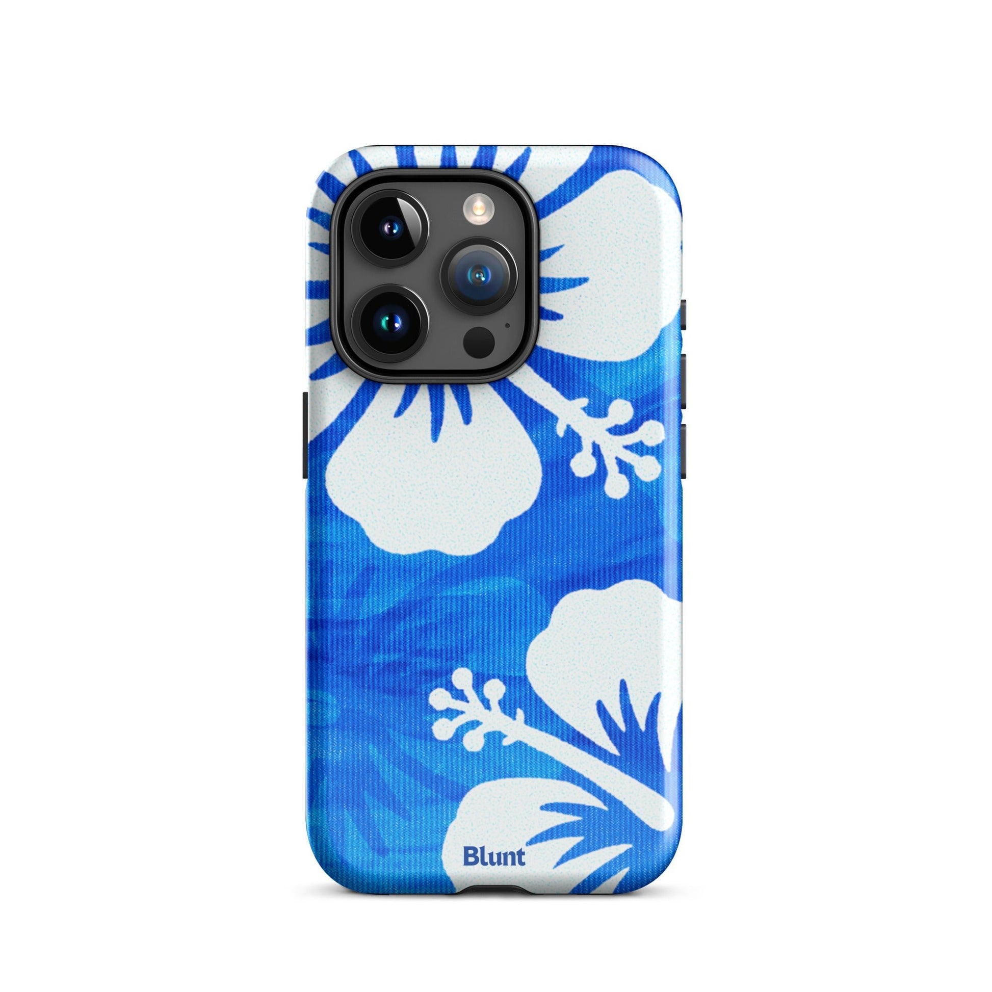 Blue Hibiscus iPhone Case - Blunt Cases
