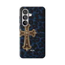 Blue Saint Bling Samsung Case