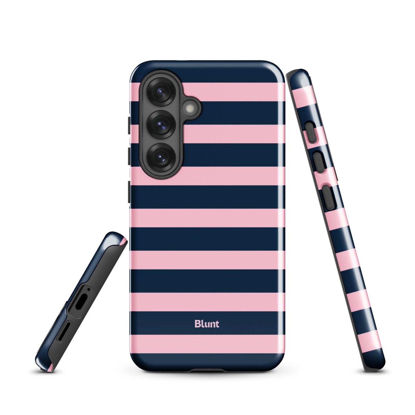Blueberry Blush Stripe Samsung Case - Blunt Cases