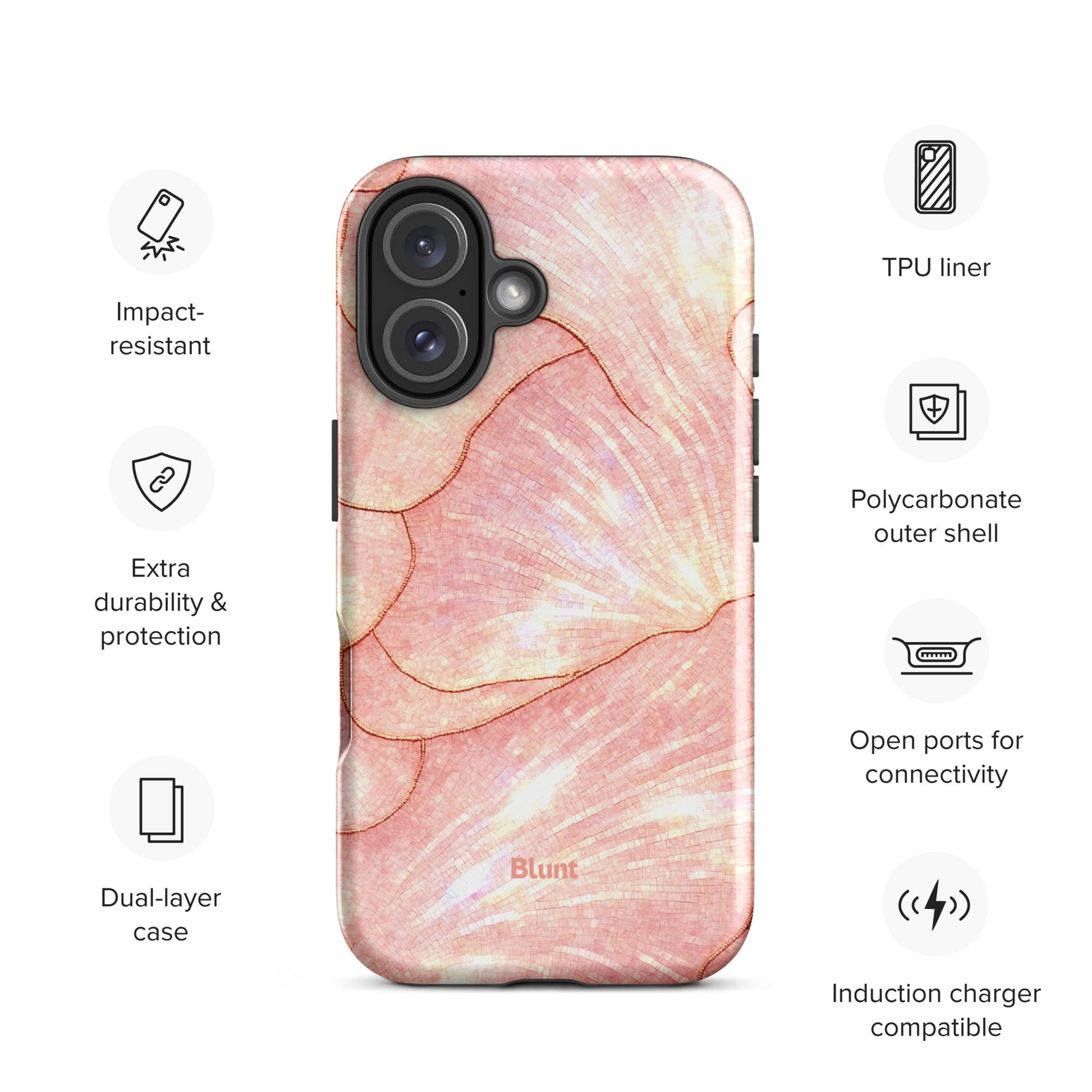 Blush Shell iPhone Case - Blunt Cases