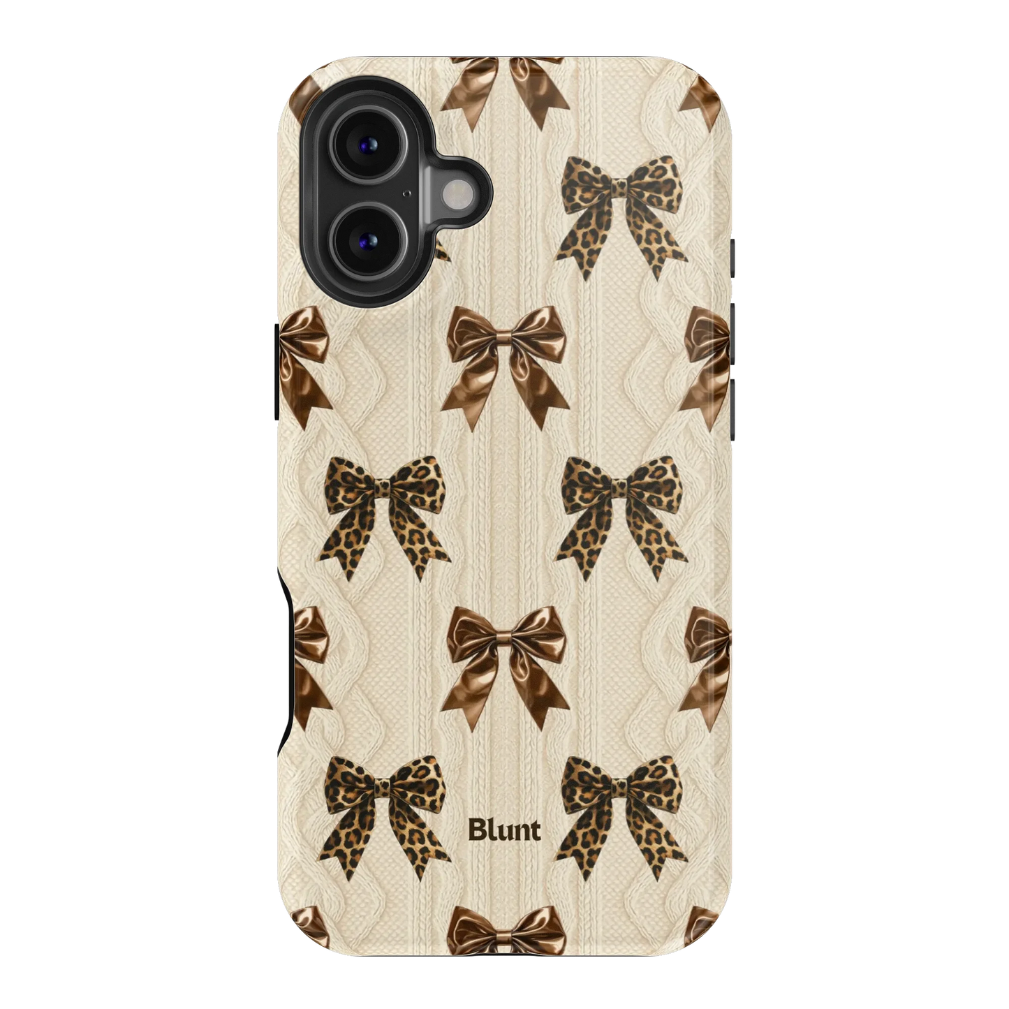 Cheetah Knit iPhone Case