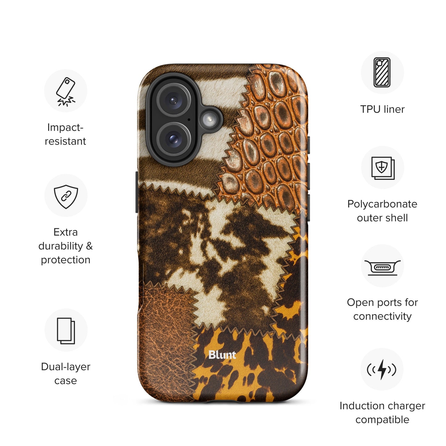 Bronze Hide iPhone Case - Blunt Cases
