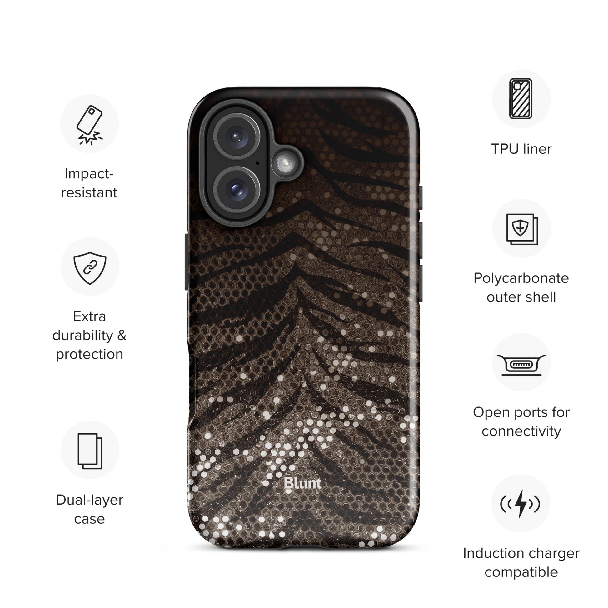 Bronze Palm iPhone Case - Blunt Cases
