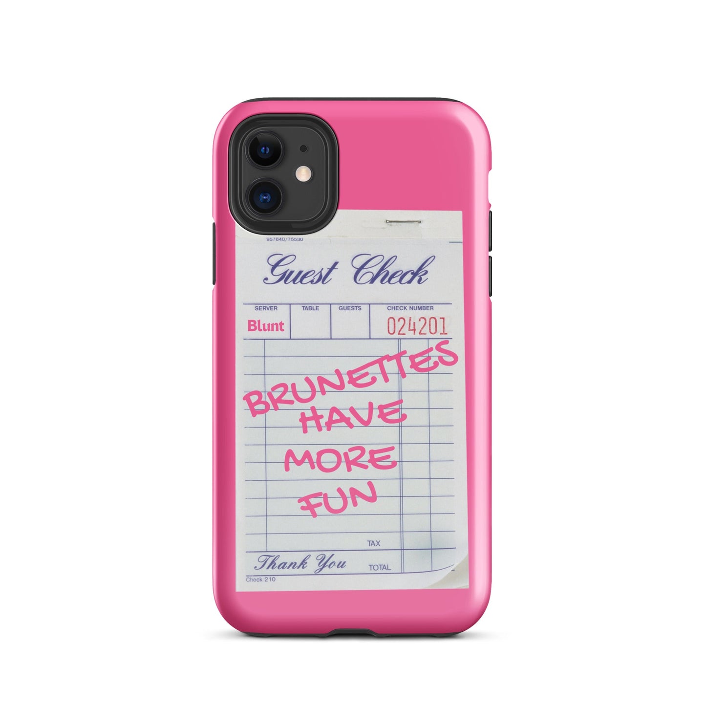 Brunettes Have More Fun iPhone Case - blunt cases
