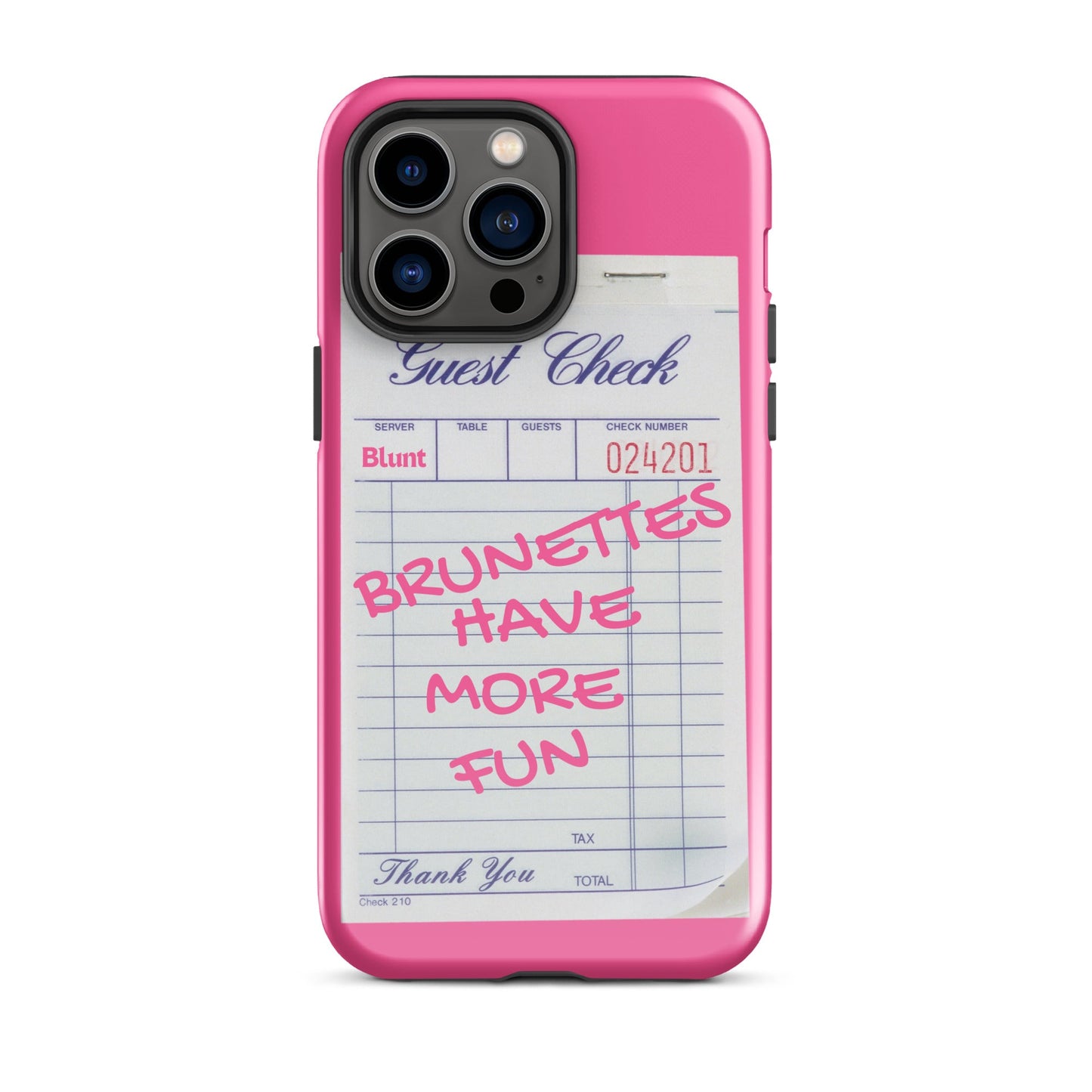 Brunettes Have More Fun iPhone Case - blunt cases