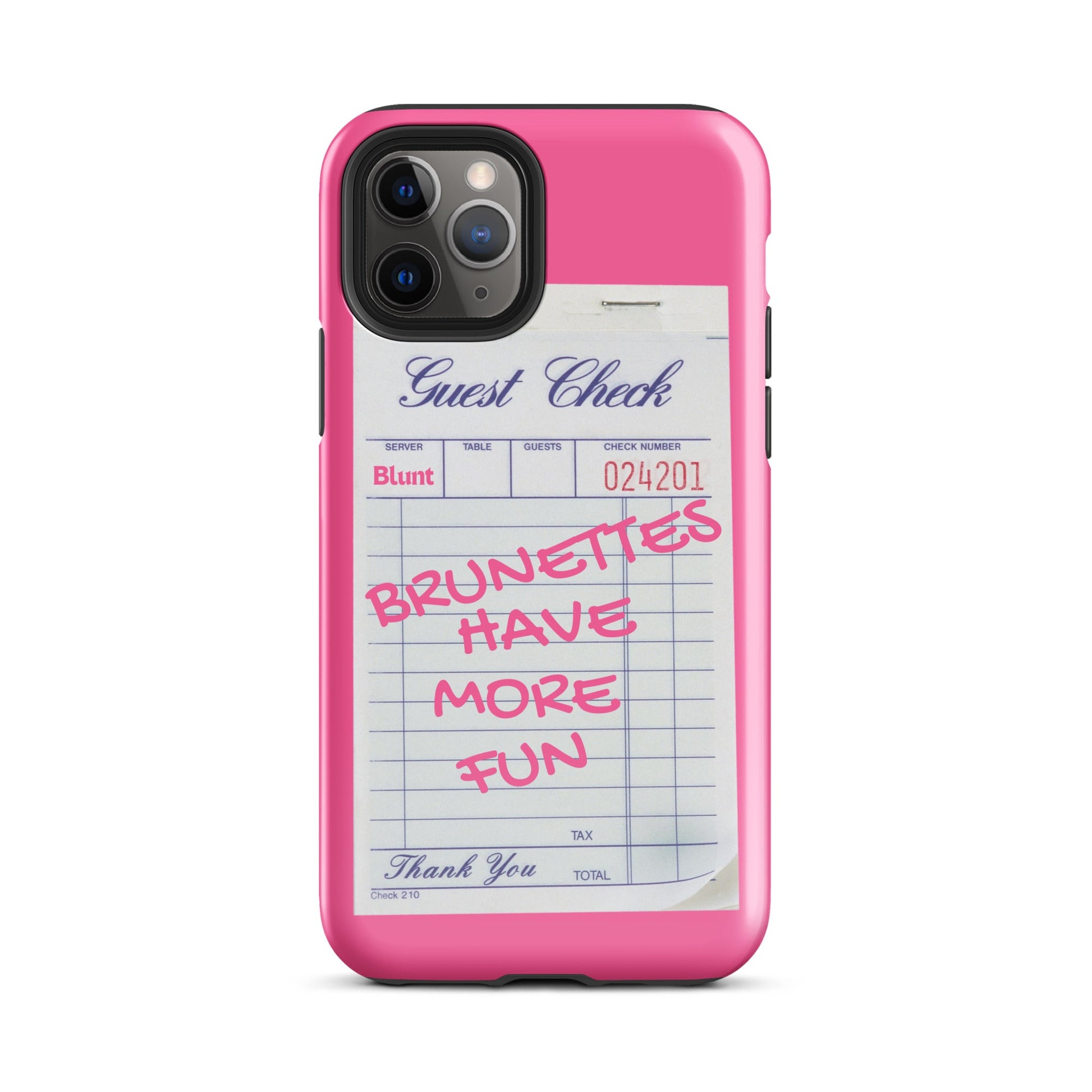 Brunettes Have More Fun iPhone Case - blunt cases