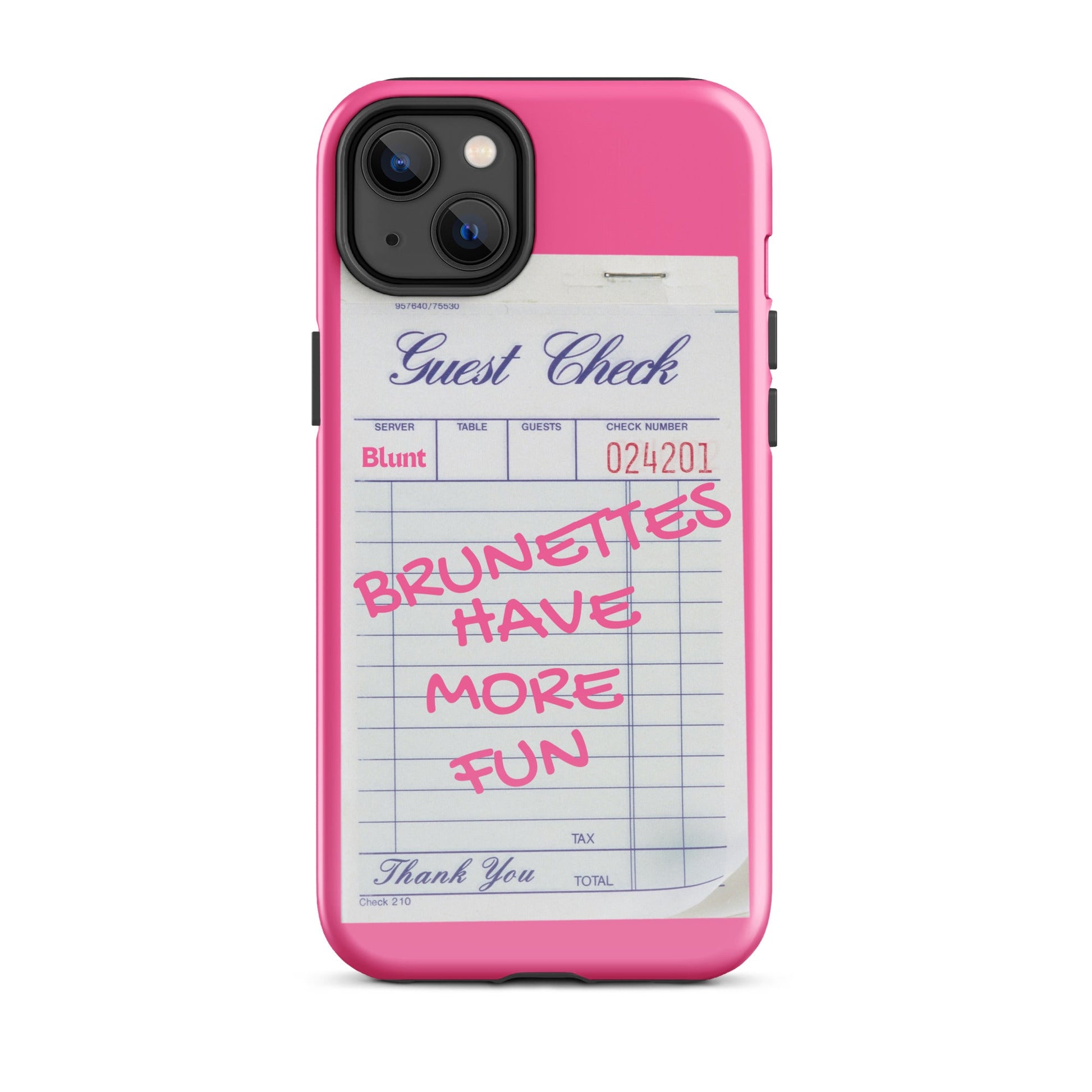 Brunettes Have More Fun iPhone Case - blunt cases
