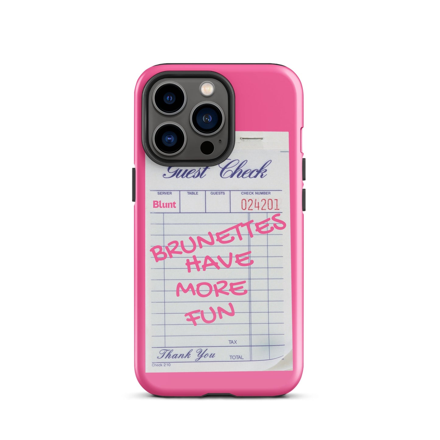 Brunettes Have More Fun iPhone Case - blunt cases