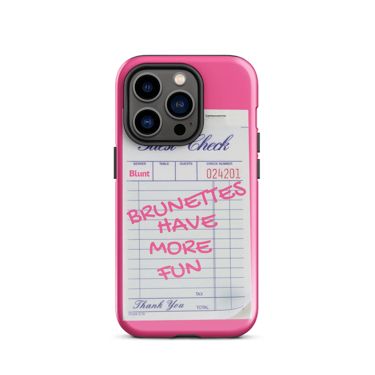 Brunettes Have More Fun iPhone Case - blunt cases