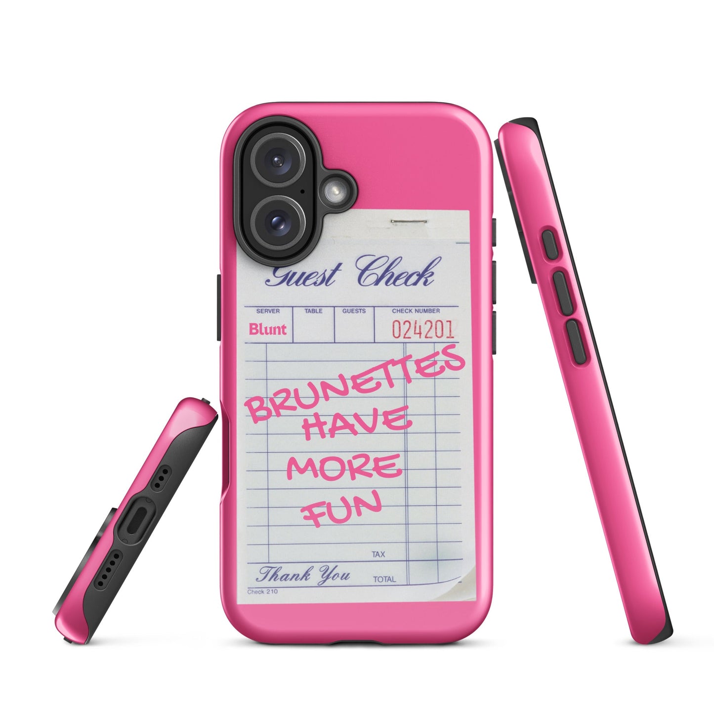 Brunettes Have More Fun iPhone Case - blunt cases