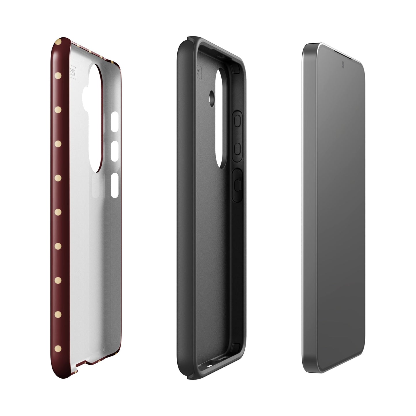 Burgundy Dot Samsung Case - Blunt Cases