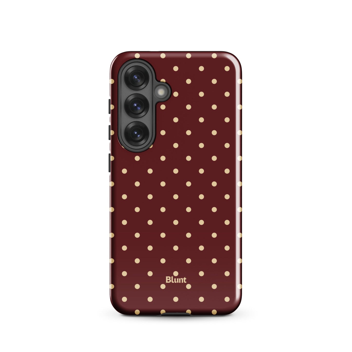 Burgundy Dot Samsung Case - Blunt Cases