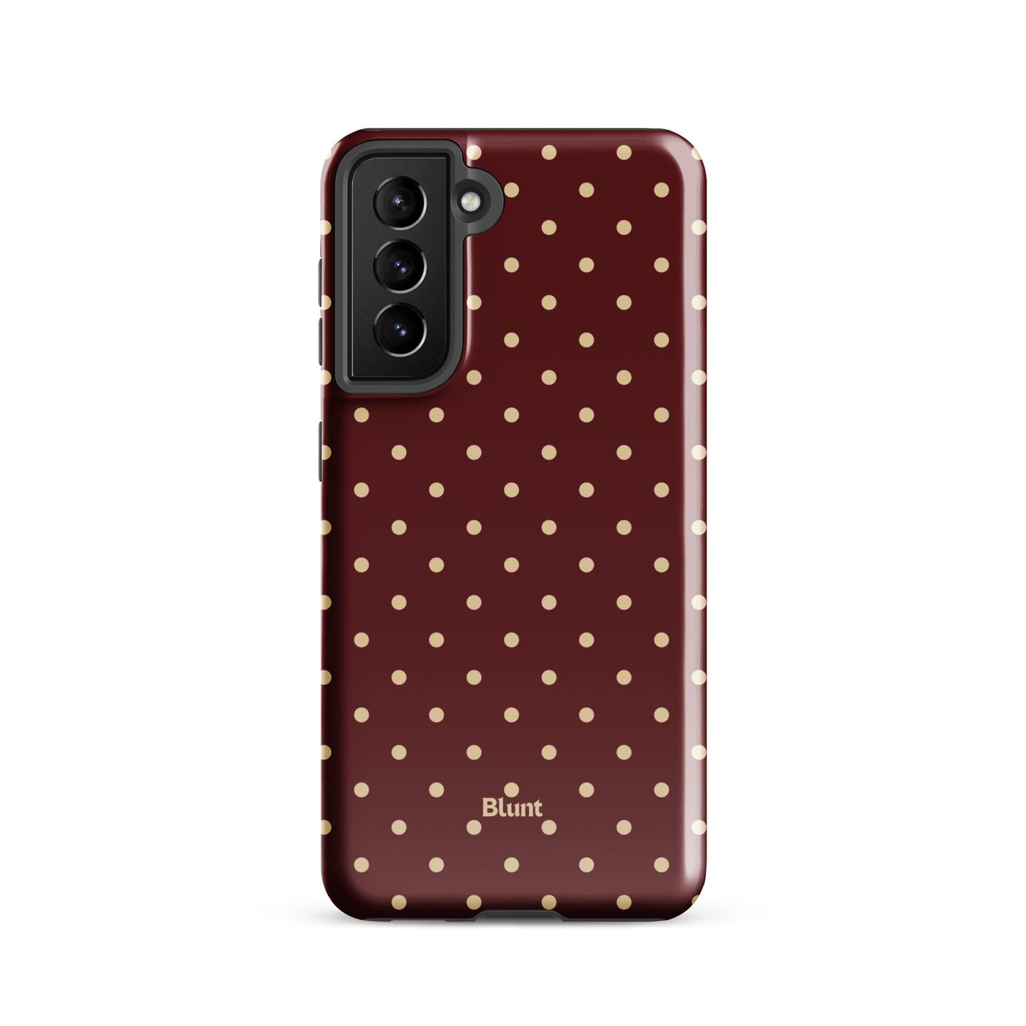 Burgundy Dot Samsung Case - Blunt Cases