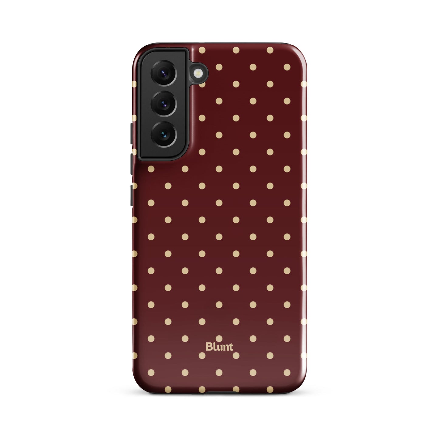 Burgundy Dot Samsung Case - Blunt Cases