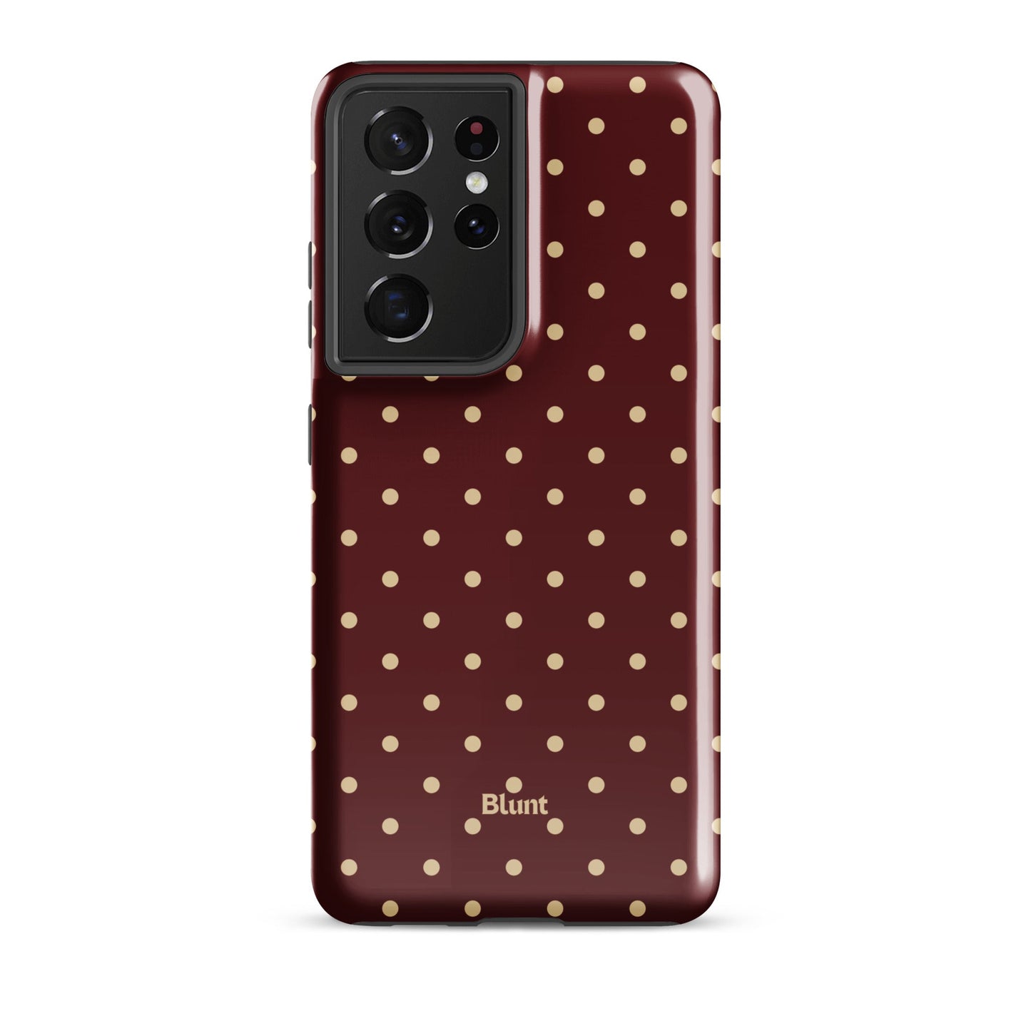 Burgundy Dot Samsung Case - Blunt Cases
