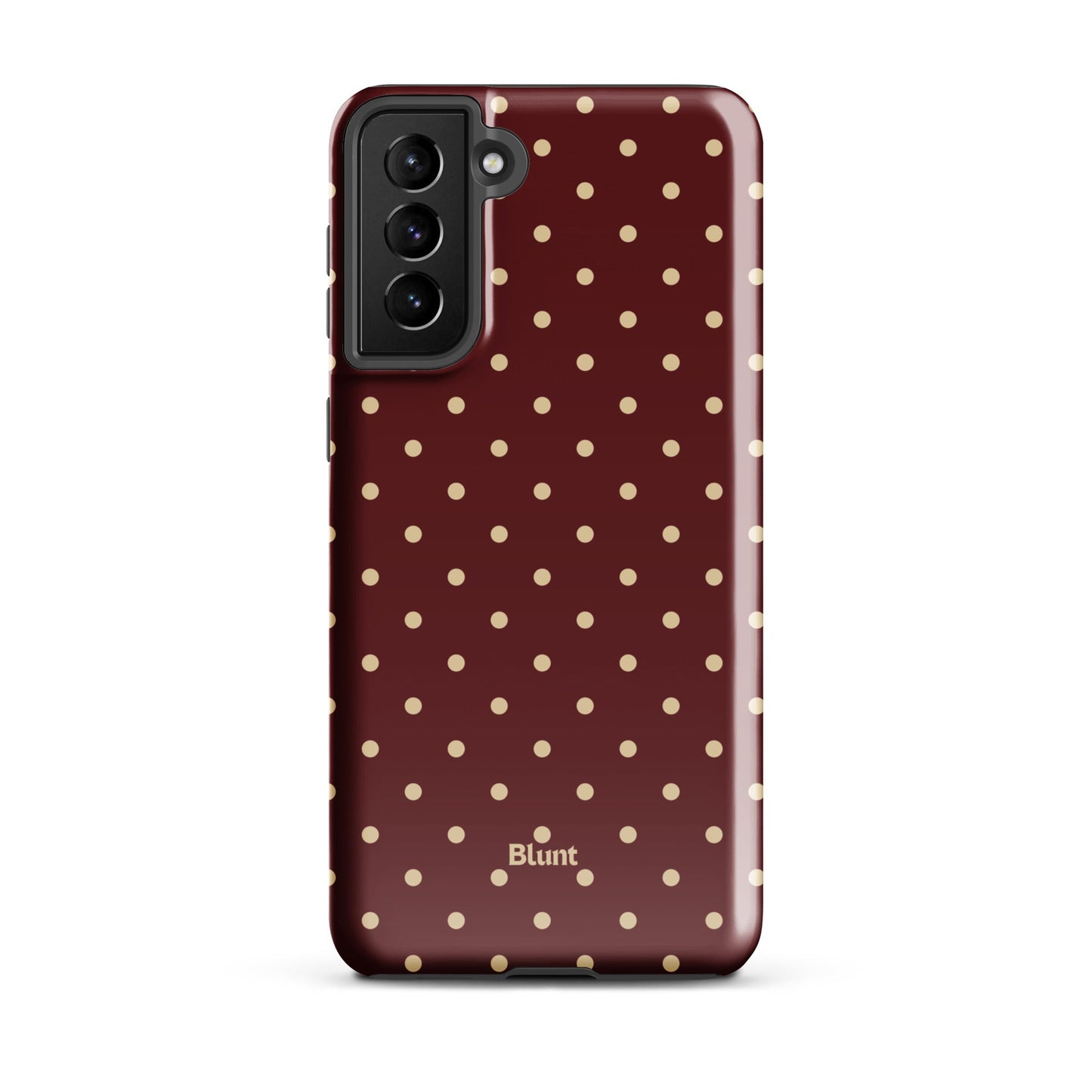 Burgundy Dot Samsung Case - Blunt Cases