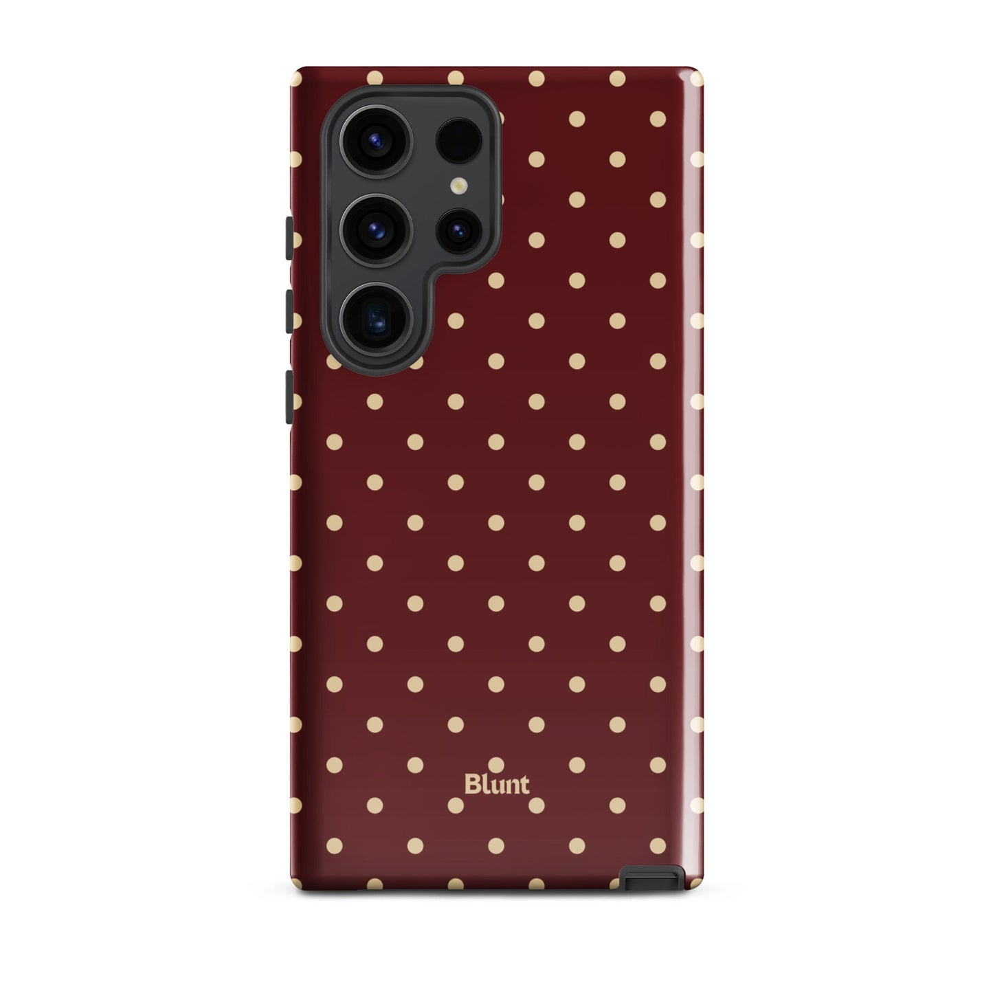 Burgundy Dot Samsung Case - Blunt Cases