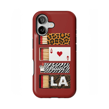 Burgundy Match iPhone Case