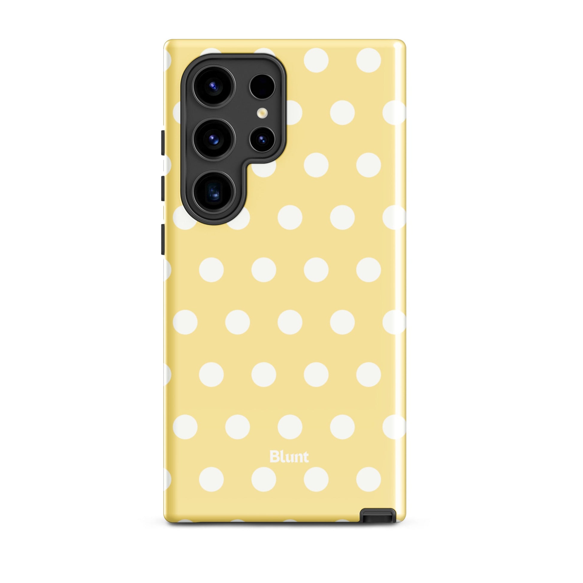 Butter Cream Polka Samsung Case - Blunt Cases