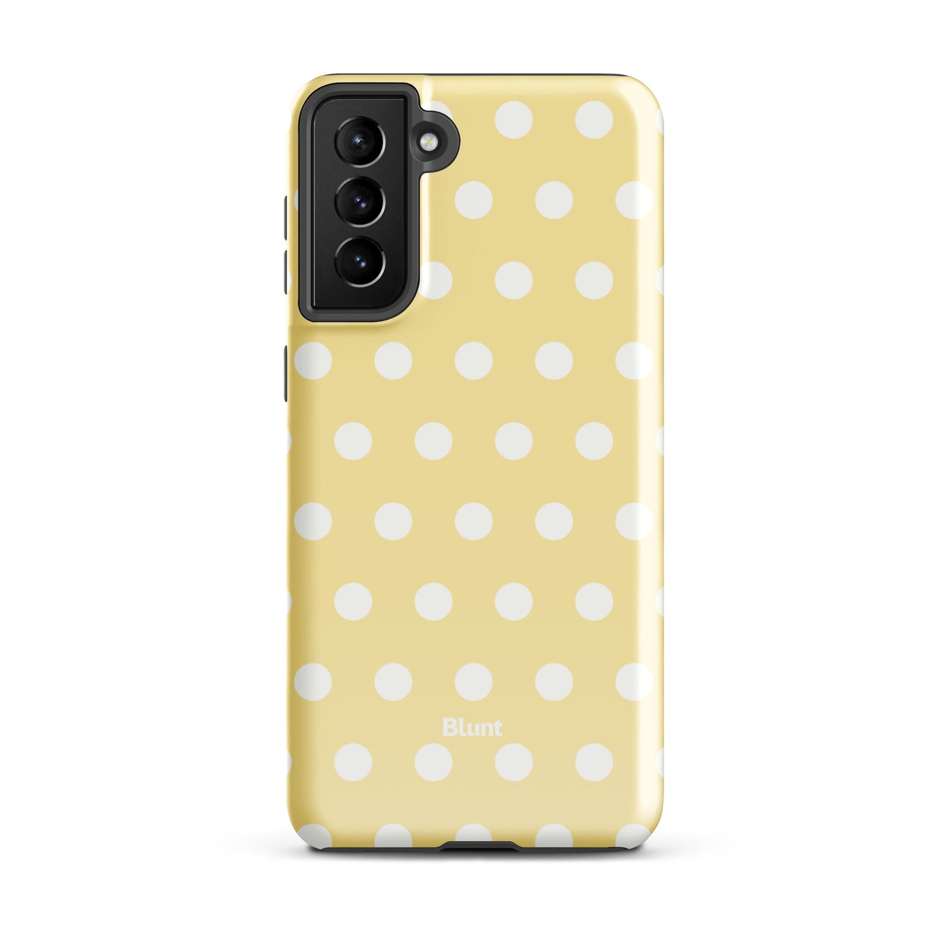 Butter Cream Polka Samsung Case - Blunt Cases