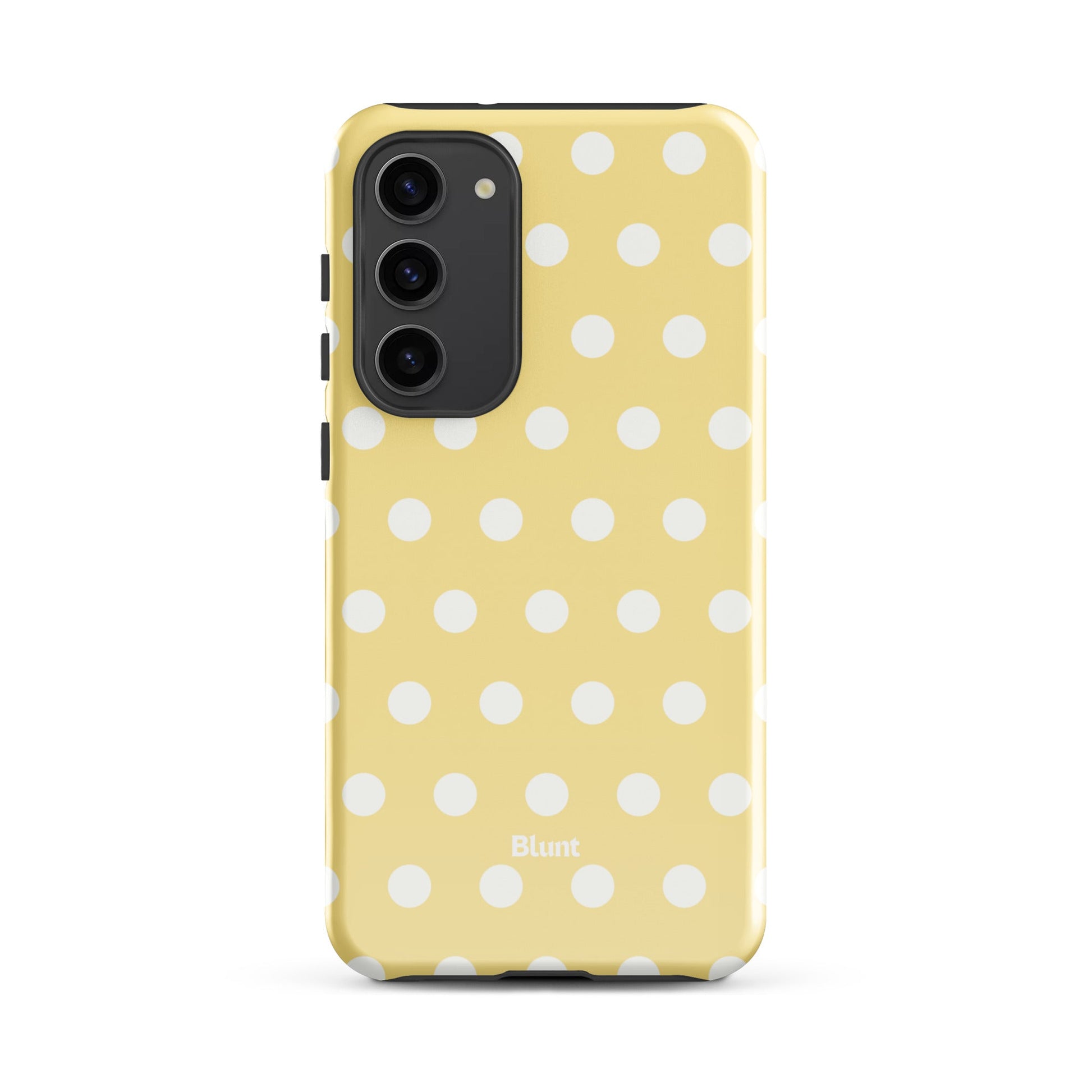 Butter Cream Polka Samsung Case - Blunt Cases