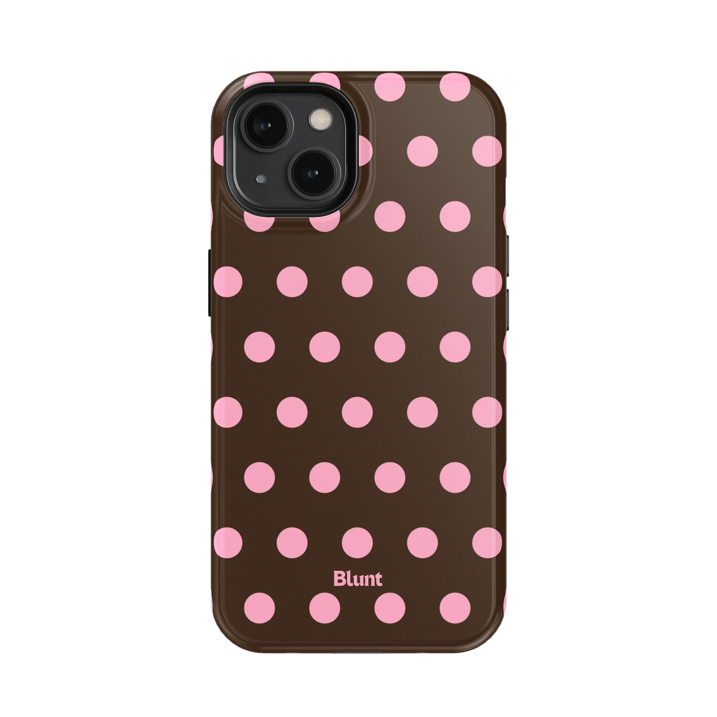 Chocolate Polka iPhone Case