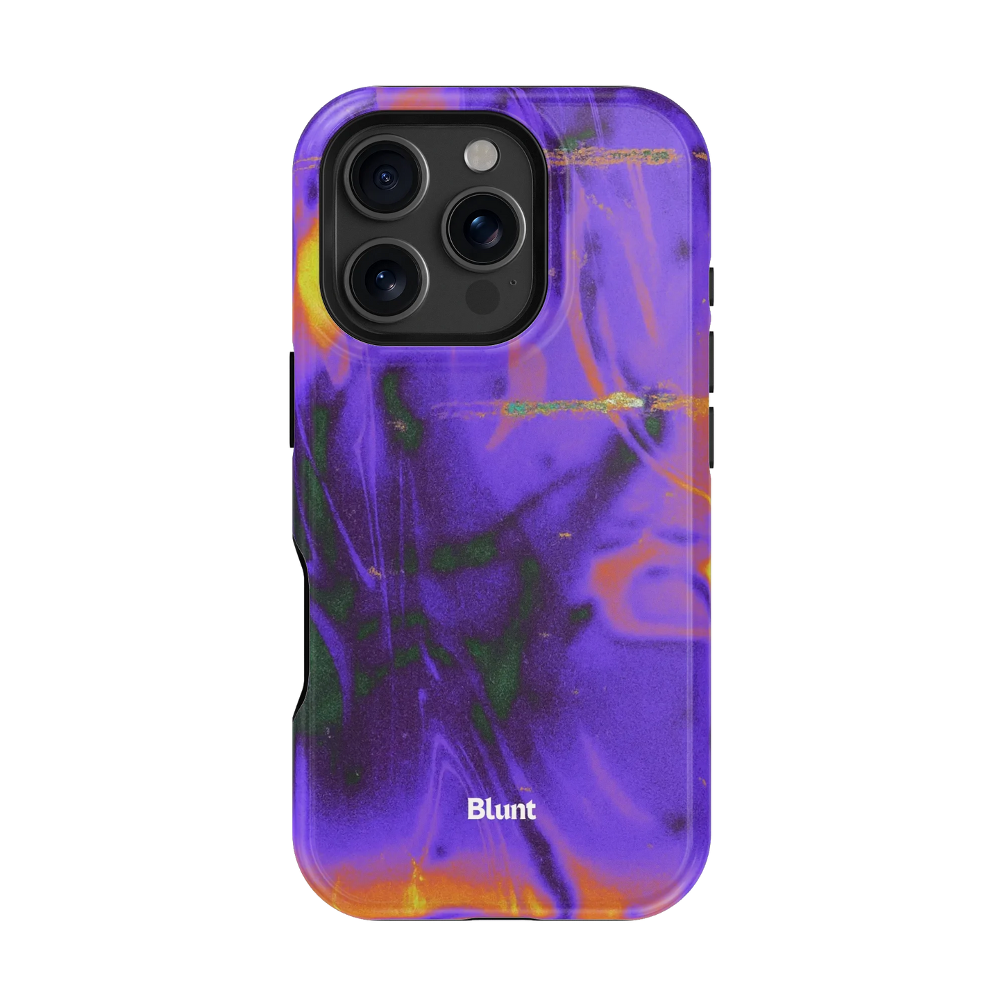 Violet Static iPhone Case