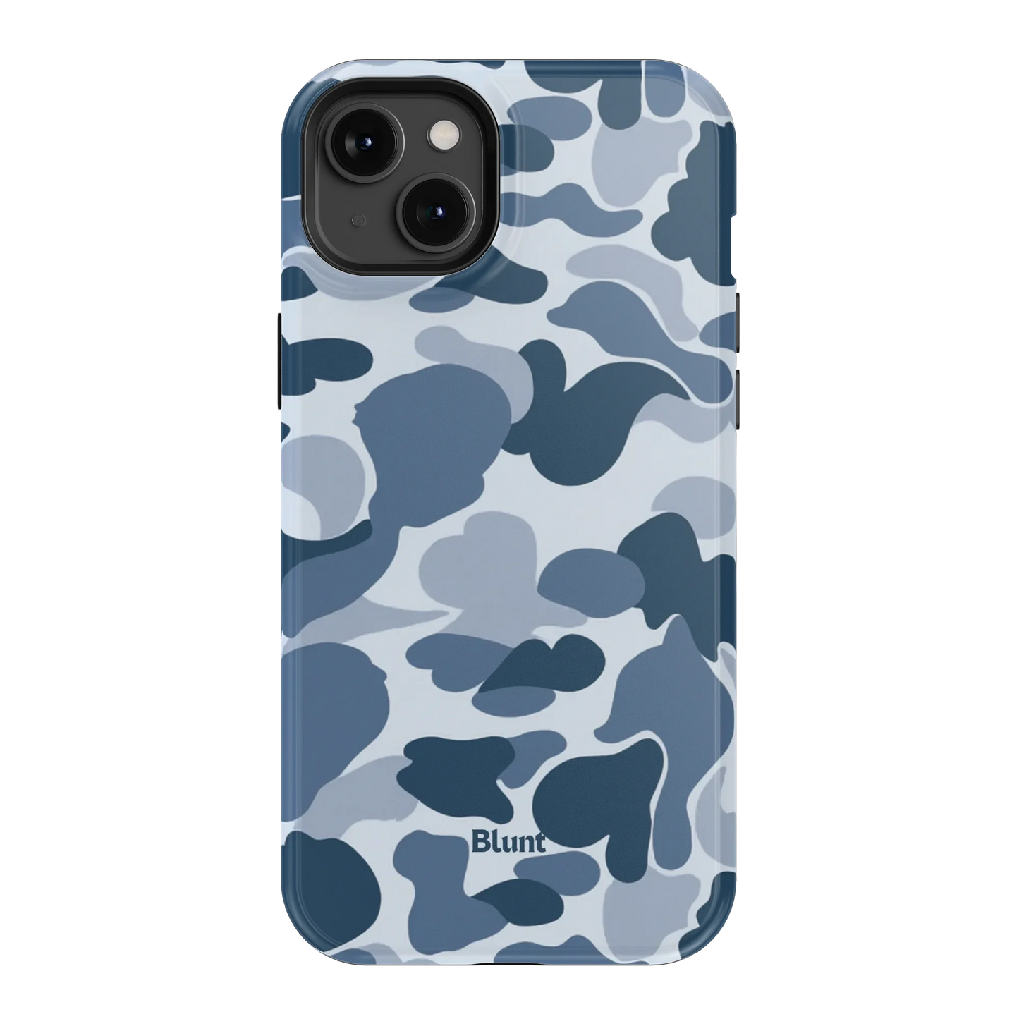 Bluish Camo iPhone Case