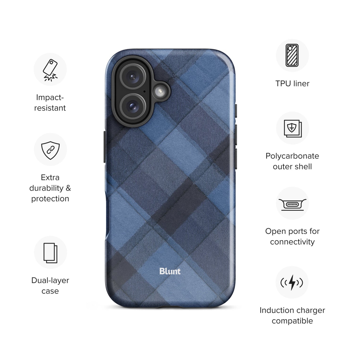 Cambridge Plaid iPhone Case - Blunt Cases