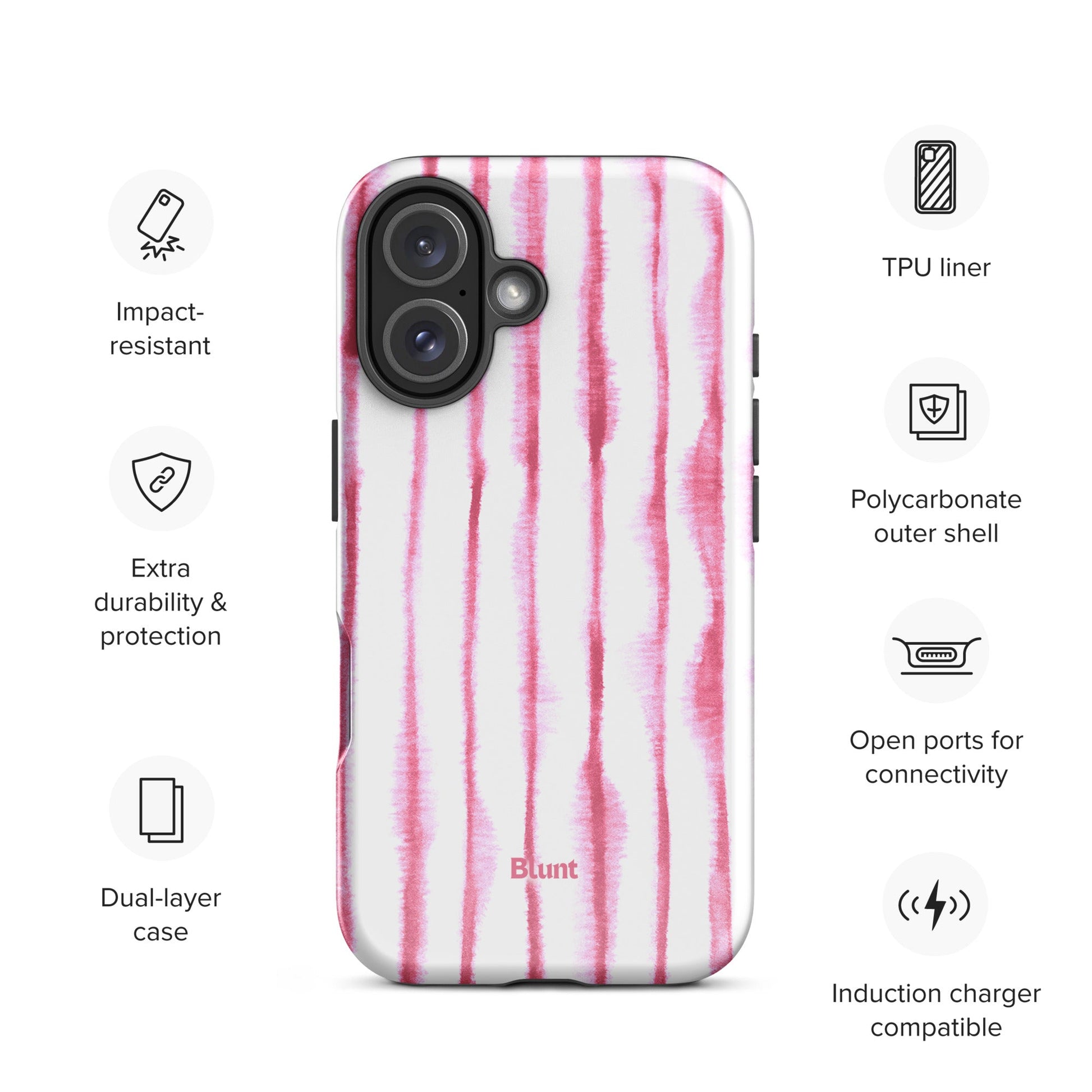 Candy Stripe iPhone Case - Blunt Cases