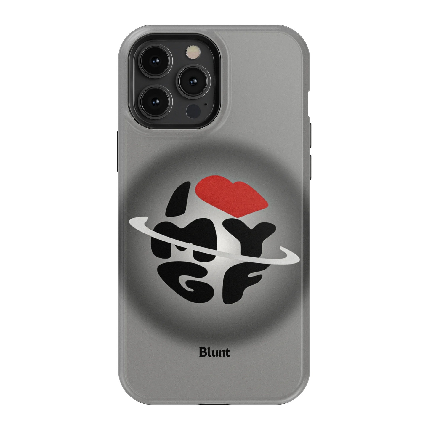 Grey Aura Girlfriend iPhone Case